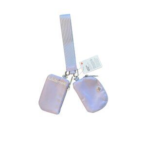 Lululemon Dual Pouch Wristlet NWT Lavender